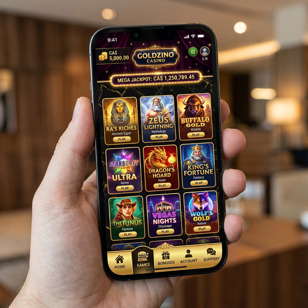 GoldZino Casino Mobile App